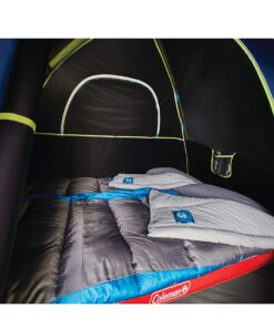 Coleman Dark Room Sundome Camping Tent, 4/6 Person Tent Blocks 90% of Sunlight and Keeps Inside Cool, Lightweight Tent for Camping Includes Rainfly, Carry Bag, and Easy Setup 4 Person 45 81Sx QdaF8L