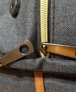 Unisex Professional Slim Business Laptop Backpack, Feskin Fashion Casual Durable Travel Rucksack Daypack (Waterproof Dustproof) with Tear Resistant Design for Macbook, Tablet - Dark Grey 32 81SyBbH9iPL