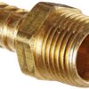 Anderson Metals - 57001-0808 57001 Brass Hose Fitting, Adapter, 1/2" Barb x 1/2" NPT Male Pipe 62 81SyKgdBaL