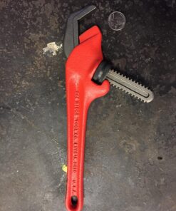 RIDGID 31305 Model E-110 9.5" Offset Hex Jaw Pipe Wrench, Red, Made in The USA 54 81SzdZaM7EL