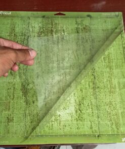 Cricut StandardGrip Machine Cutting Mats 12in x 12in, Reusable for Crafts with Protective Film,Use with Cardstock, Iron On, Vinyl and More, Compatible with Cricut Explore & Maker (2 Count) ,Green 12"x12", 2 Mats 2-pack 21 81T2egdf3iL