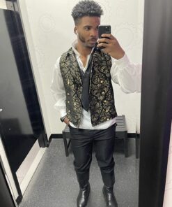 Funtasma by Pleaser Men's Halloween Pirate-100 Large Black 17 81T3SUBPJeL