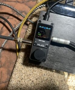 KLIQ TinyTune Tuner Pedal for Guitar and Bass - Mini - Chromatic - with Pitch Calibration and Flat Tuning (Power Supply Required) 34 81T3qHmOeaL