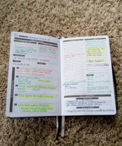 Panda Planner Undated Daily Planner - 90 Day Organization - Goals, Gratitude & Focus - Bonus Weekly & Monthly Agenda - Black - Hardcover Classic 43 81T7Ns80T2L