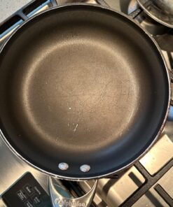 Calphalon Contemporary Hard-Anodized Aluminum Nonstick Cookware, Omelette Pan, 10-inch and 12-inch Set, Black 19 81T81Ai5Q4L
