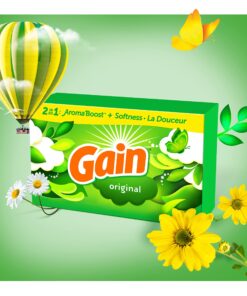 Gain Dryer Sheets Laundry Fabric Softener, Original Scent, 240 Count 28 81T88dxS3eL