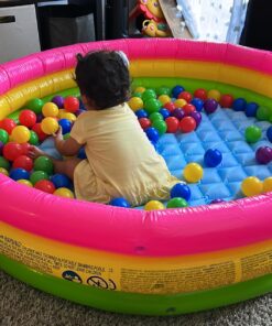 Intex Kiddie Pool - Kid's Summer Sunset Glow Design - 58" x 13" 31 81T8ShpHKEL