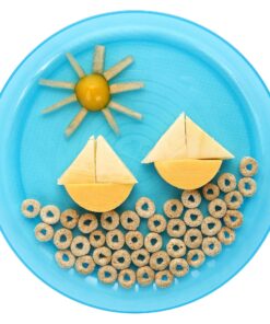 FunBites Food Cutter for Kids, Blue Triangles 16 81TA8BZ6PwL