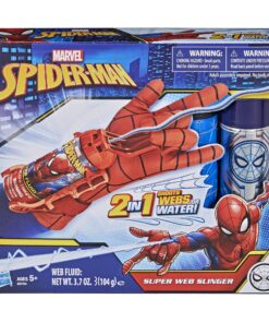 Marvel Spider-Man Super Web Slinger, 2-In-1 Shoots Webs or Water, Web Shooter Toy, Role-Play Toys, 5 Year Old Boys and Girls and Up 13 81TBf0lOm2L