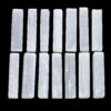 DANCING BEAR 1 Pound Selenite Small Sticks, Hand-Sorted Wands plus includes a piece of Black Tourmaline Crystal & Educational ID cards, Bulk, Chakra, Healing Good Luck Protection