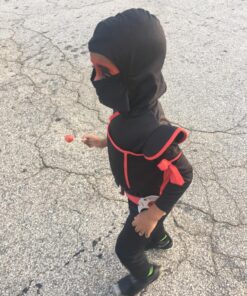Stealth Toddlers Ninja Costume Medium (3T-4T) Black Standard Packaging 23 81TCgS0QZzL