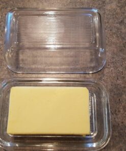 Luminarc Arcoroc lid 17x10,5cm, 1 Piece Plain Glass Butter Dish, Classic Design 23 81TDThATKL