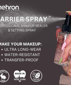 Mehron Makeup Barrier Spray | Setting Spray for Makeup | Makeup Setting Spray for Face 2 fl oz (60 ml) 24 81TDd9dcrpL 1