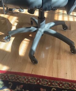 The Original Office Chair Caster Wheels Rollerblade Style (Set of 5), Safe for All Floors & Hardwood, Replacement for Desk Floor Mat, Universal Fit Modern 33 81TFdsMpDNL