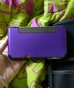 TNP Protective Case Compatible with Nintendo New 3DS XL LL 2015, Purple - Plastic + Aluminum Full Body Protective Snap-on Hard Shell Skin Case Cover New Modified Hinge-Less Design 42 81TFqcxM6kL