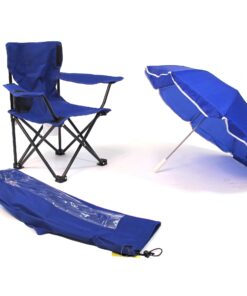 Alternative view of Redmon Umbrella Kids Camping Chair with Matching Shoulder Bag,Nylon, Royal Blue