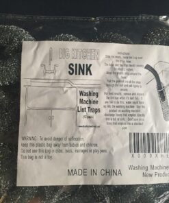 12 Pack of Washing Machine Lint Traps. Comes with 12 Ties. Attach to Your Washer Sink Hose and Allow the Metal Mesh Trap to Filter the Laundry Water. Stainless Steel and Rust Proof. 31 81THE185c L