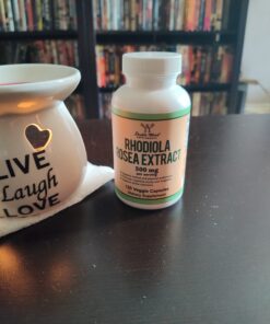 Rhodiola Rosea Supplement 500mg, 120 Vegan Capsules (Manufactured and Third Party Tested in The USA, 3% Salidrosides, 1% Rosavins Extract) for Performance, Calming, Motivation by Double Wood 20 81TI50rrS7L