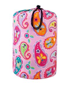 Wildkin Kids Sleeping Bags for Boys and Girls, Measures 57 x 30 x 1.5 Inches, Cotton Blend Materials Sleeping Bag for Kids, Ideal Size for Parties, Camping & Overnight Travel (Paisley) Paisley 11 81TKQlOgPL