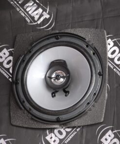 Design Engineering 050330 Boom Mat Speaker Baffles, 6.5" Round (Pack of 2) , Black 6.5" 31 81TKqorOpL