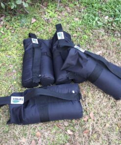Eurmax Weight Bags for Pop up Canopy Outdoor Shelter,Instant shelter Leg Canopy Weights, Sand Bags, Set of 4 Standard Black 33 81TMWB9UusL