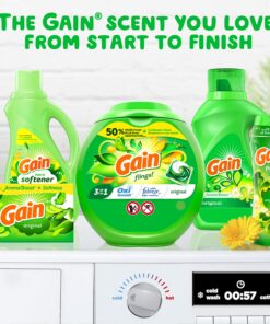 Gain Dryer Sheets Laundry Fabric Softener, Original Scent, 240 Count 31 81TOOo0sQdL