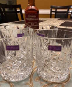 Marquis by Waterford Markham Double Old Fashion Set of 4, 11 oz, Clear Double Old Fashioned 46 81TPrAZMuVL