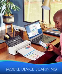 Brother Wireless Portable Compact Desktop Scanner, ADS-1250W, Easy-to-Use, Fast Scan Speeds, Ideal for Home, Home Office or On-The-Go Professionals New Model: ADS1250W 15 81TQGqaPrlL