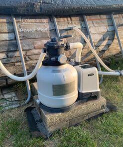 INTEX Krystal Clear Sand Filter Pump for Above Ground Pools with 2800 Gallons Per Hour Flow Rate, Improved Circulation, and Easy Installation 14in 30 81TRDvL3hnL