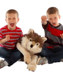 Wild Republic Jumbo Wolf Plush, Giant Stuffed Animal, Plush Toy, Gifts for Kids, 30 Inches Single 31 81TSCyULfFL