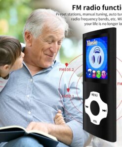 MYMAHDI Support TF Cards Slim 1.8" LCD Mp3 Mp4 Player Media/Music/Audio Player with Accessories Black 14 81TT1zeH8IL