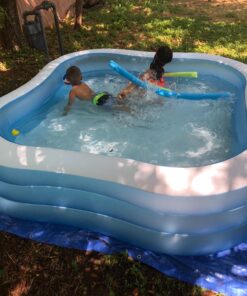 INTEX 57495EP Beach Wave Inflatable Swim Center Pool: 357 Gallon Capacity – 90" x 90" x 22" – Purple 29 81TTHUpmz4L