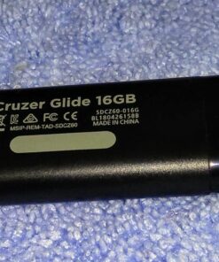 SanDisk 16GB Cruzer Glide USB 2.0 Flash Drive - SDCZ60-016G-B35 1 Count (Pack of 1) 40 81TUG0ECrOL