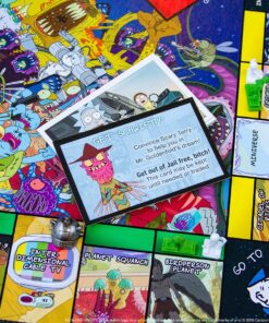 Monopoly Rick and Morty Board Game | Based on the hit Adult Swim series Rick & Morty | Offically Licensed Rick Morty Merchandise | Themed Classic Monopoly Game 64 81TURvR0ppL 1