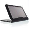 Gumdrop Cases Droptech Chromebook Case for Lenovo Chromebook N42 Rugged Shock Absorbing Cover 80US0003US, Black Black / Smoke