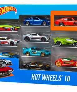 Hot Wheels Set of 10 1:64 Scale Toy Trucks and Cars for Kids and Collectors, Styles May Vary (Amazon Exclusive) 10-Pack 33 81TWYXGiX6L