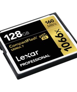 Lexar Professional 1066x 128GB CompactFlash Card, Up to 160MB/s Read, for Professional Photographer, Videographer, Enthusiast (LCF128CRBNA1066) 17 81TWg1req L