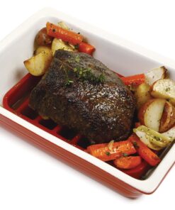 Norpro, Red Rectangle Silicone Roasting Rack, 1 EA 20 81TX69Sjq6L