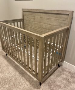 Evolur Stilnovo Mid Century Double Dresser, Windsor Oak Grey, 52x18x35 Inch (Pack of 1) 26 81TXgNnpowL