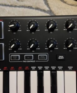 Akai Professional MPK Mini MKII – 25 Key USB MIDI Keyboard Controller With 8 Drum Pads, 8 Assignable Q-Link Knobs and Pro Software Suite Included Red 50 81TaOCeFTLL