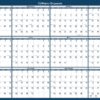House of Doolittle Reversible Office Wall Calendar (HOD396-18) Calendar Year 24 x 37" 48 81TawLhcxpL
