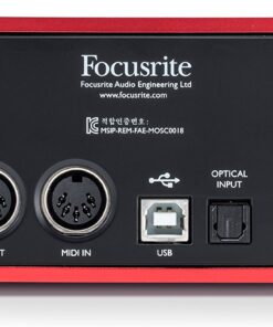 Focusrite Scarlett 18i8 (2nd Gen) USB Audio Interface with Pro Tools | First 15 81TbPyuT21L