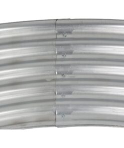Alternative view of Galvanized Steel Round Raised Garden Bed — 4ft. x 12in