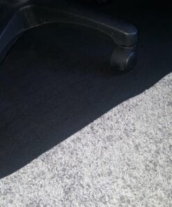 Office Rolling Chair Mat for Hardwood and Tile Floor, Black, Anti-Slip, Non-Curve, Chair Mat Best for Under the Computer Desk , 47 x 35 Rectangular Non-Toxic Plastic Protector, Not for Carpet 37 81TcEs2MAhL