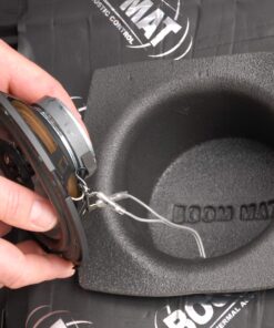 Design Engineering 050330 Boom Mat Speaker Baffles, 6.5" Round (Pack of 2) , Black 6.5" 30 81Td3DkJtL