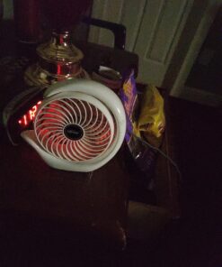 Karecel Rechargeable Fan Battery Operated Mini Desk Fan, 3 Speeds USB Personal Fan Portable Small Table Quiet Fan with True Long Life Battery, Strong Wind Desktop Fan for Travel Camping Office Home White 43 81TeWxGhmwL