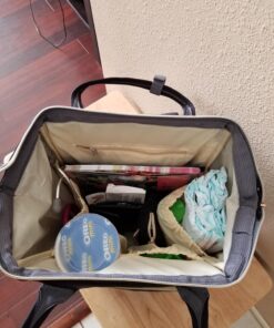 Ticent Diaper Bag Backpack Multifunction Travel Back Pack Large Maternity Nappy Bag Baby Changing Bags with Stroller Straps, Waterproof and Stylish Black 51 81TfkUsTR2L