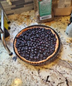 Gutsdoor Tart Pan 10 Inch with Removable Bottom Nonstick Quiche Pan Round Pie Pans for Baking 17 81TfrW3ECaL