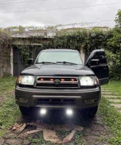 Nilight 90025B Led Light Bar Mounting Brackets 2pcs Universal Hood Led Work Light led Pods Mount Bracket Clamp Holder for SUV Truck Off Road Installed No Need Drilling, 2 Years Warranty,Black 29 81TgaHzKDDL