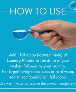 Molly's Suds Original Laundry Detergent Powder | Natural Laundry Detergent Powder for Sensitive Skin | Great Holiday, Christmas Gift | Earth-Derived Ingredients, Stain Fighting | 120 Load (Peppermint) Peppermint 5.01 Pound (Pack of 1) 22 81Th2UJBjGL 1